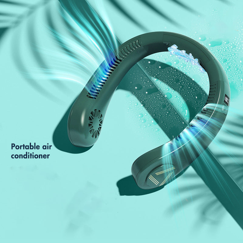 Hanging Neck Fan – USB Rechargeable Hands-Free Cooling Fan
