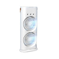 Rechargeable Portable Mini Fan with Spray Cooling – Desktop Air Cooler with LED Light