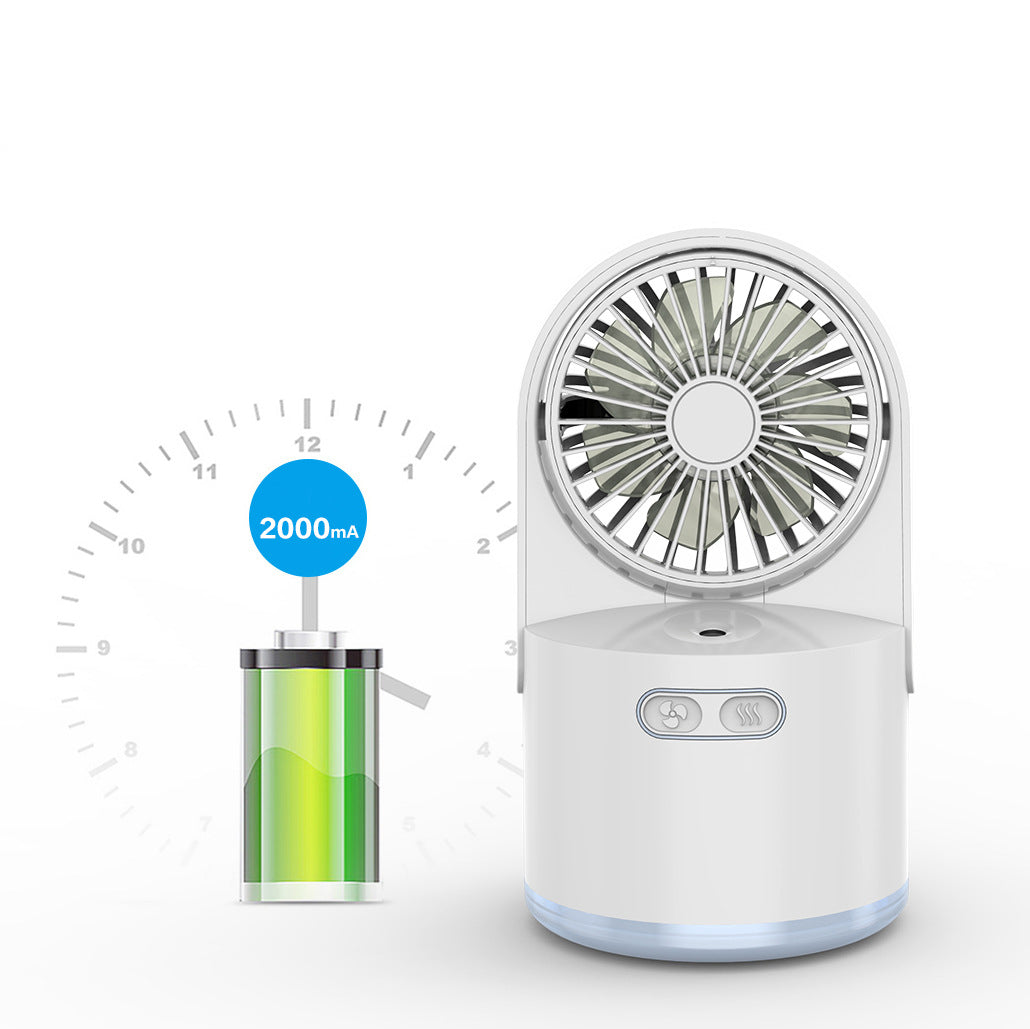 USB Charging Humidification Spray Mini Fan